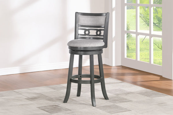 Gia - Swivel Barstool - Gray