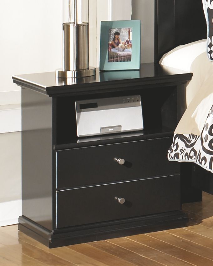 Clean and simply beautiful, this nightstand sets the standard for versatile, vintage-inspired style. Though designed to look like a two-drawer piece, a single deep drawer provides plenty of storage potential. Open cubby provides pretty display space, whil