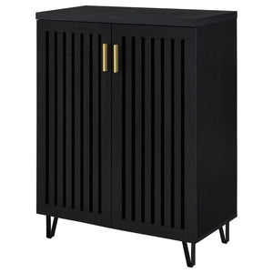 Brixton - 2-Door Entryway Shoe Storage Cabinets - Black