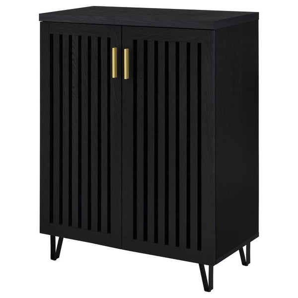 Brixton - 2-Door Entryway Shoe Storage Cabinets - Black