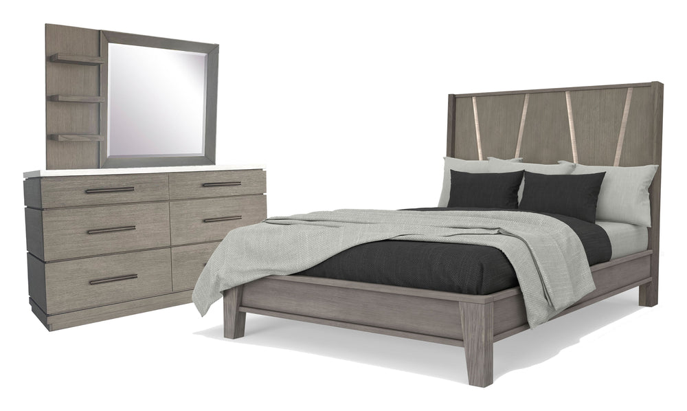 The essence of understated elegance, Pure Modern brings dramatic character to todayâ€™s living spaces. Its crisp lines and clean geometric profiles are highlighted with a signature Moonstone finishâ€”a sophisticated warm grey revealing oak veneer patterns