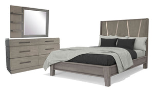 The essence of understated elegance, Pure Modern brings dramatic character to todayâ€™s living spaces. Its crisp lines and clean geometric profiles are highlighted with a signature Moonstone finishâ€”a sophisticated warm grey revealing oak veneer patterns