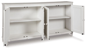  this exquisite cabinet is sure to grace your space in such a trÃ¨s chic way. Adjustable shelved storage is abundantly practical
