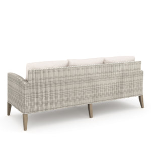  where every piece is meticulously crafted to elevate your outdoor living experience. This comprehensive set includes a spacious three-seater sofa
