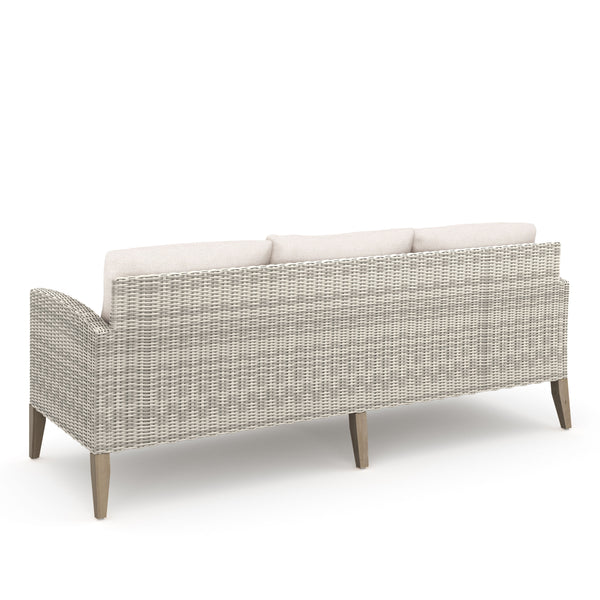  where every piece is meticulously crafted to elevate your outdoor living experience. This comprehensive set includes a spacious three-seater sofa