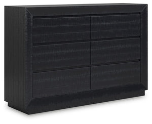 The heavily distressed surface of this dresser reflects balance between farmhouse and contemporary style. With streamlined storage and a timeless design thatâ€™s equal parts cool and casual, it offers uncomplicated sophistication with a modern edge.<br><b