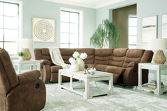 Affordable luxury made easy. An essential for living room lounging, this set is a star in social spaces. Its warm brown faux leather is well-suited for mixing and matching with your existing pieces. Pull tab reclining keeps you and your companions covered
