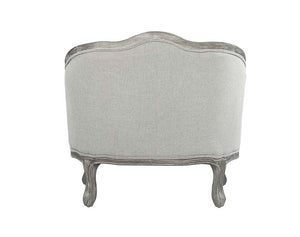 Samael - Chair - Gray Linen & Gray Oak Finish