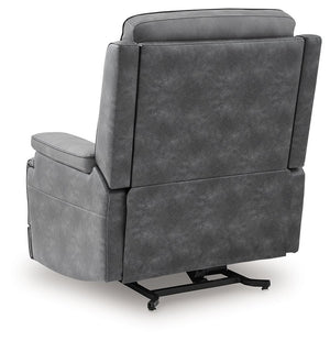 4Z-Peaceful Pause - Serenity Zone - Slate - Power Lift Recliner