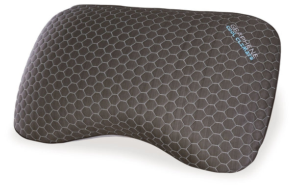 This pillow offers twice the comfort for a restful night-'s sleep. Its dual-sided cover offers a cooling fabric on one side and a moisture-wicking material on the other. The pillow-'s graphene-infused memory foam provides unmatched cooling.<br/><br/><b>Pr