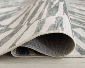 Verland - Gray / White - Washable Large Rug