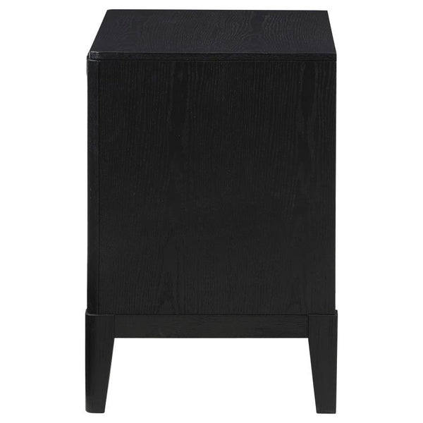 Brookmead - 2-Drawer Nightstand - Black