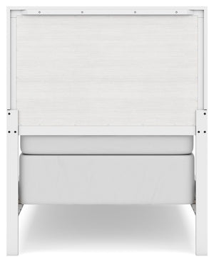 Binterglen - White - Twin Panel Bed
