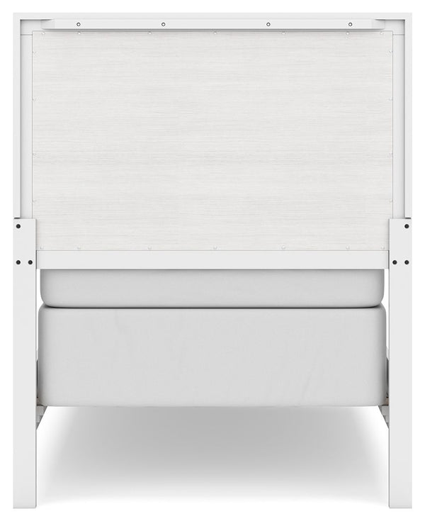 Binterglen - White - Twin Panel Bed