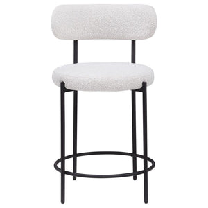 Viola - Boucle Upholstered Counter Chair (Set of 2) - Cream