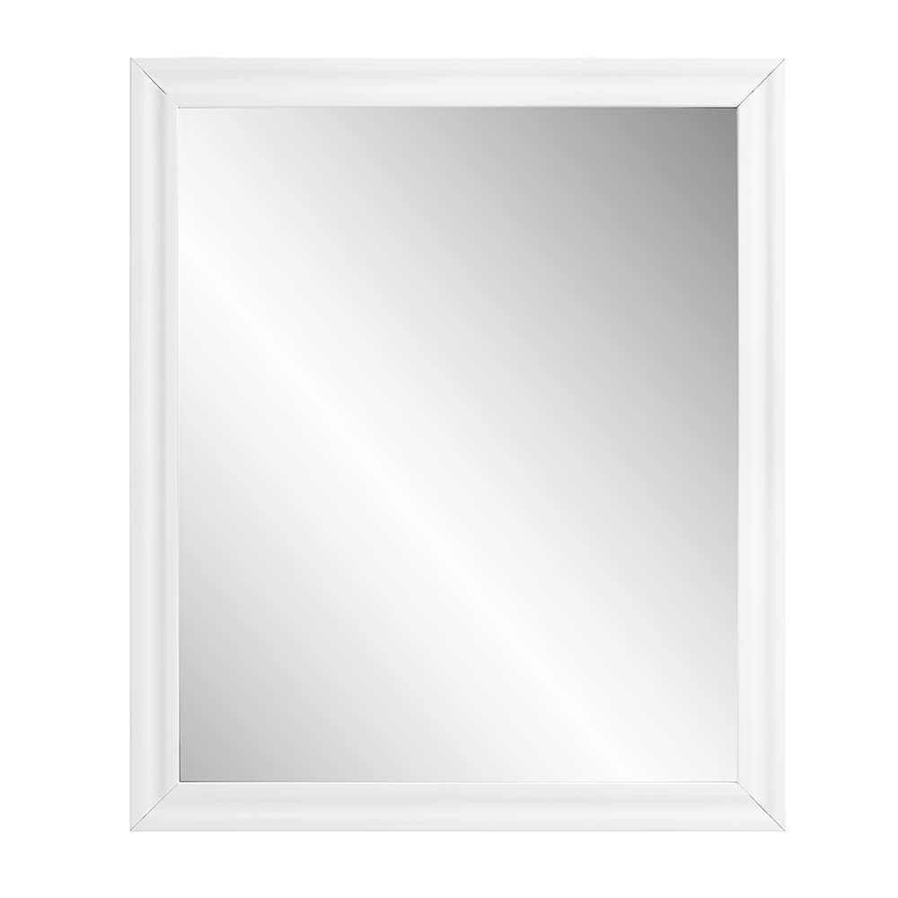 The Gaines Collection is a glamorous and sophisticated grouping that adds a chic style to any room. The white gloss finish and gold metal accents help to accentuate the clean lines of the pieces and add a pop of glamour. The diagonal line design adds visu