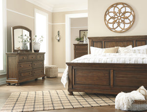 Flynnter - Medium Brown - 5 Pc. - Dresser
