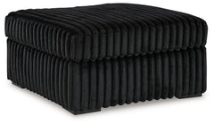 Wrapped in luxuriously soft jumbo corduroy, this oversized accent ottoman takes cozy and inviting to a higher level. The sumptuous piece is perfect for unwinding after a long day, with an exceptionally textured cushion that delivers pure indulgence. Now a