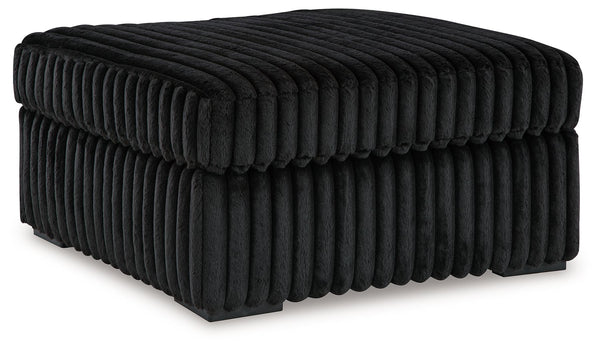 Wrapped in luxuriously soft jumbo corduroy, this oversized accent ottoman takes cozy and inviting to a higher level. The sumptuous piece is perfect for unwinding after a long day, with an exceptionally textured cushion that delivers pure indulgence. Now a