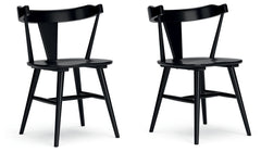 Small spaces donâ€™t mean you have to sacrifice big style. This chair sets the stage for casually cool dining. Its wrap-around back beautifully goes with the flow, while the black finish adds a layer of urban industrial flair. Merging everyday function wi