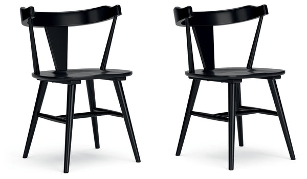 Small spaces donâ€™t mean you have to sacrifice big style. This chair sets the stage for casually cool dining. Its wrap-around back beautifully goes with the flow, while the black finish adds a layer of urban industrial flair. Merging everyday function wi