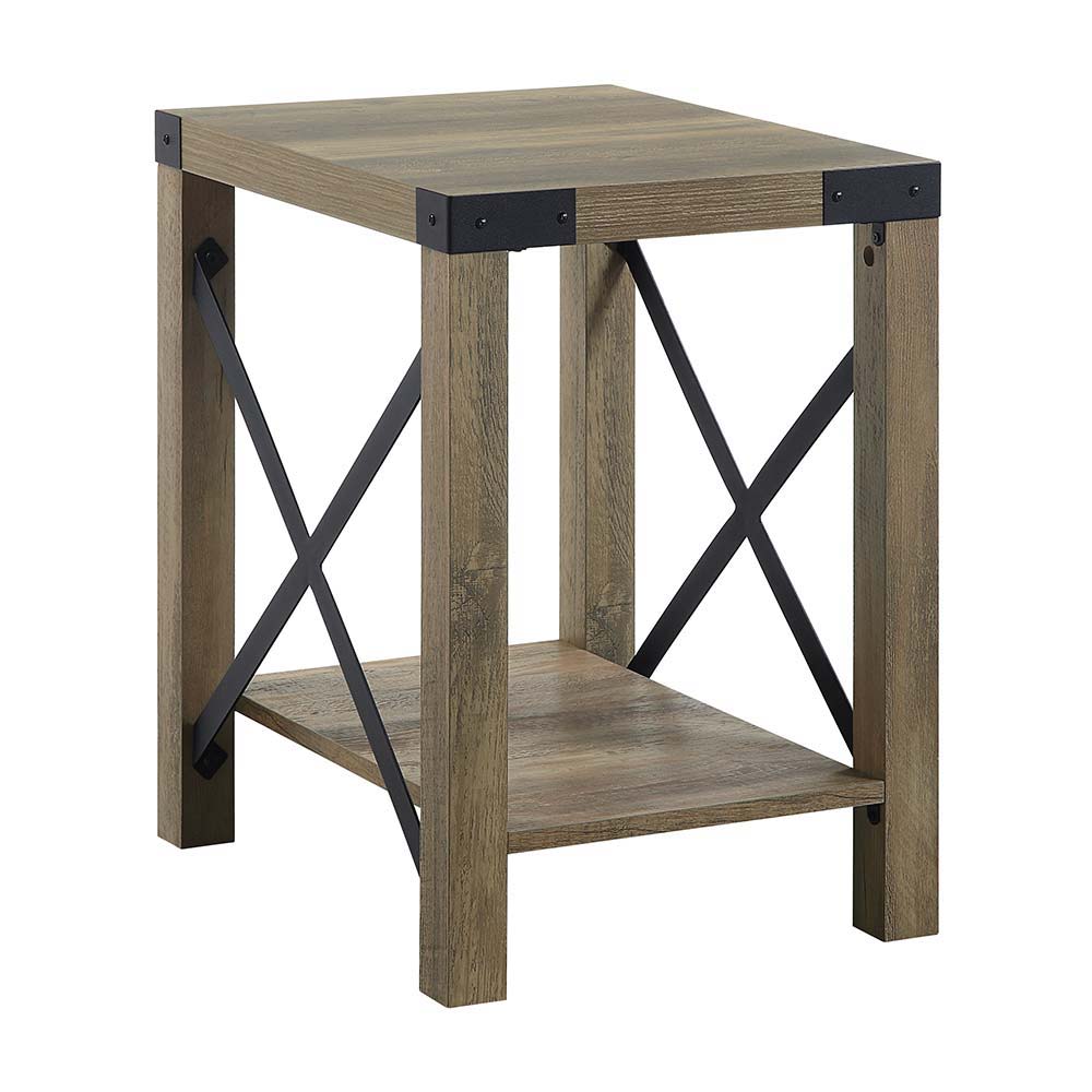 Abiram - End Table - Brown, Light - 16-"