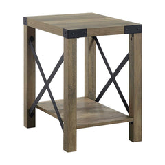Abiram - End Table - Brown, Light - 16-"