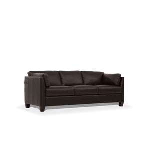  comfy seat and sloped style padded arms with pillow give it an