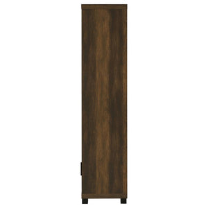 Sachin - 3-Shelf Engineered Wood Media Tower - Dark Pine