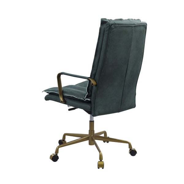Tinzud - Office Chair - Dark Green Finish