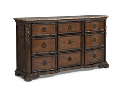Experience the grandeur of classic elegance with this exquisitely crafted bedroom collection, designed to bring timeless sophistication to your space. The ornate detailing, intricate carvings, and rich wood finish exude a regal charm, while the gracefully