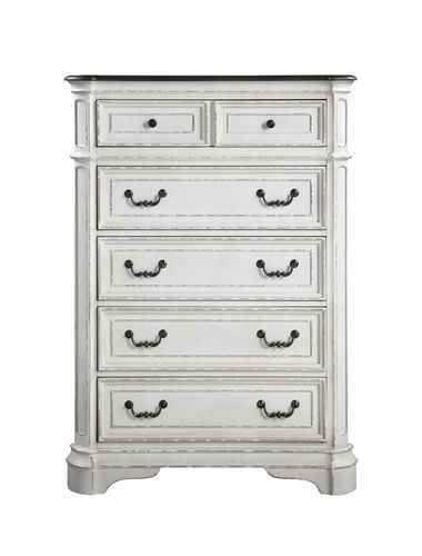 Box Spring Required, Padded Headboard, Button Tufted Headboard, Side Metal Glide Drawer, English Dovetail Front & Back, Felt Lined Top Drawer, 2/3 Extension Drawer, Peel Off Style<br/><br/><b>Product Features</b><ul><li>Box Spring Requiredâ€§Padded Headbo