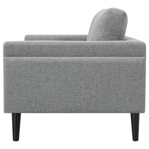 Rilynn - Upholstered Track Arm Loveseat - Gray