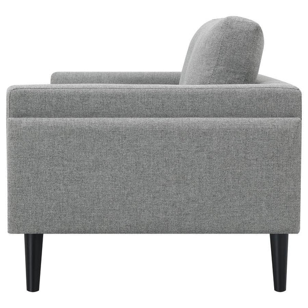Rilynn - Upholstered Track Arm Loveseat - Gray