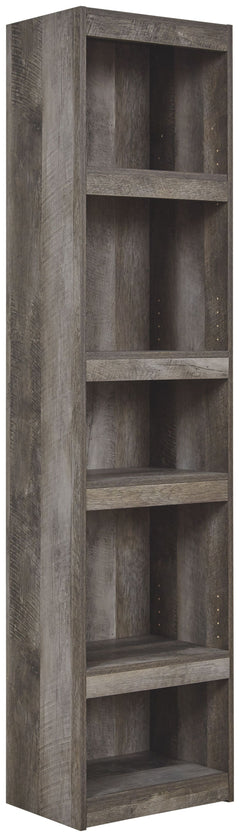 This entertainment center pier is sure to win your heart with its daring take on country living. Its crisp, clean minimalist-chic profile is enriched with a gray finish and striking replicated oak grain for that much more authentic character.<br><br><b>Ad