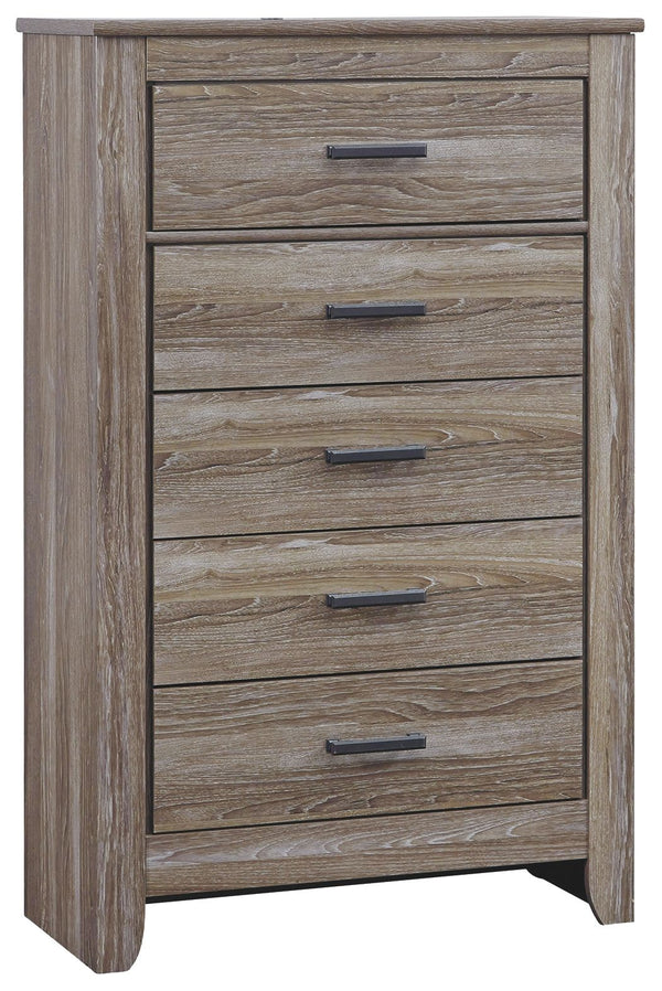 If effortless elegance is the impression youâ€™re going for, this chest of drawers is custom made to fit your space. Itâ€™s got the crisp, clean lines of a contemporary piece, but with softly weathered elements, including antiqued industrial pulls and an 