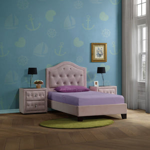 Reggie - Full Bed - Pink Fabric