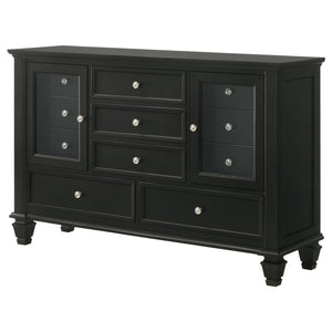 Sandy Beach - 11-Drawer Dresser - Black