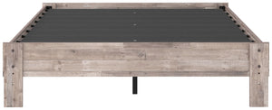 Neilsville - Whitewash - Queen Platform Bed