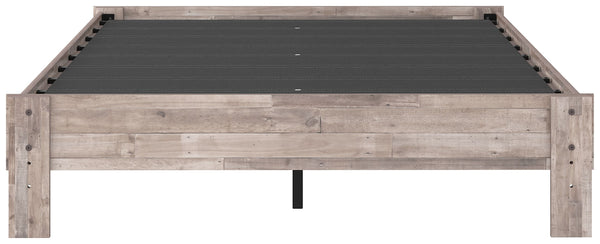 Neilsville - Whitewash - Queen Platform Bed