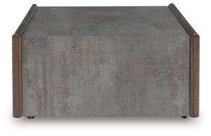 Kallenny - Brown / Gray - Square Cocktail Table