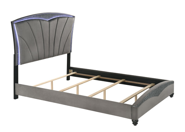 Frampton-Queen Bed-Gray<h4><b>Frampton - Queen Headboard, Footboard - Gray</b></h4> <table width="100%"><colgroup><col style="width: 30%"> <col style="width: 70%"> </colgroup> <tbody> <tr> <td>Dimensions</td> <td> 82.00"L x 71.00"D x 59.50"H</td> </tr> <t