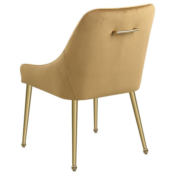 Mayette - Upholstered Side Dining Chair (Set of 2) - Cognac