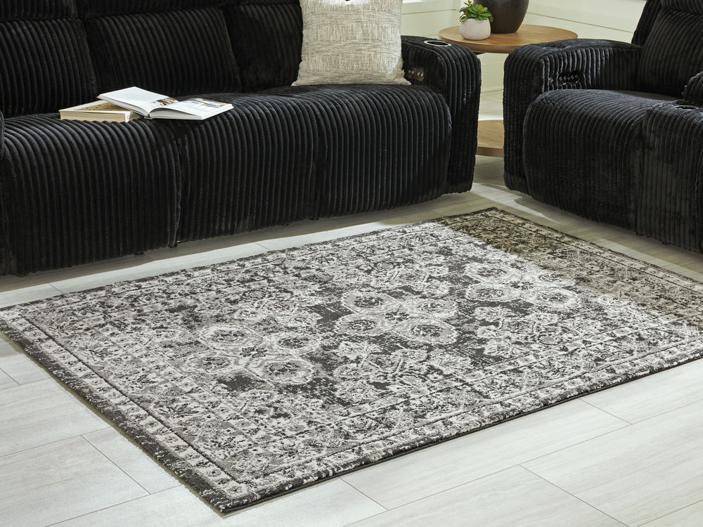 Offering an updated take on a traditional design, this rug brings a subtly eye-catching pattern to your room. Its subdued neutral tones come together in a stunning botanical design, adding movement and intrigue underfoot.<br/><br/><b>Product Features</b><
