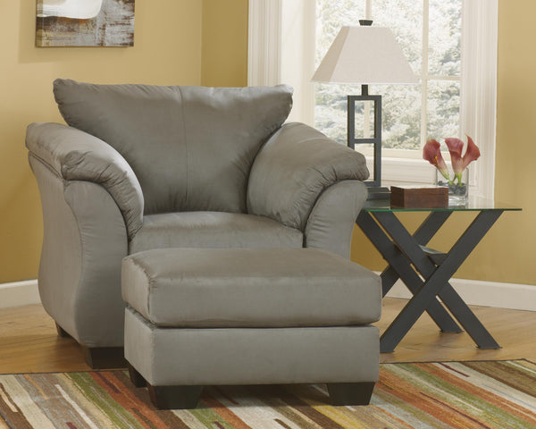 Darcy - Cobblestone - Ottoman