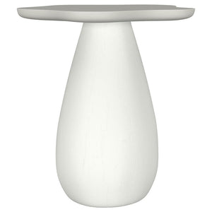 Introduce a touch of modern artistry to your living space with this unique side table, thoughtfully crafted from engineered wood. Its sculptural form and softly contoured edges create a striking silhouette thatâ€™s both playful and refined. Viewed from ab