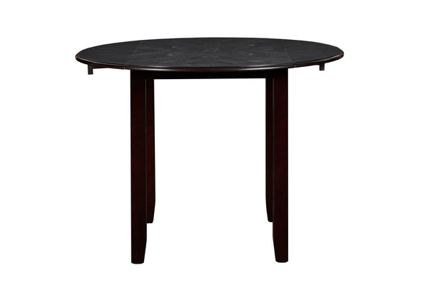 Gia - 3 Piece Dining Set (Dining Drop Leaf Table & 2 Chairs) - Ebony