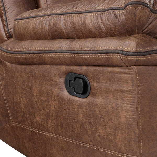 Ryland - Sofa With Dual Recliner - Brown