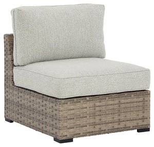  the cushioned armless chair blends beautifully into your lanai or pool and patio area with thi