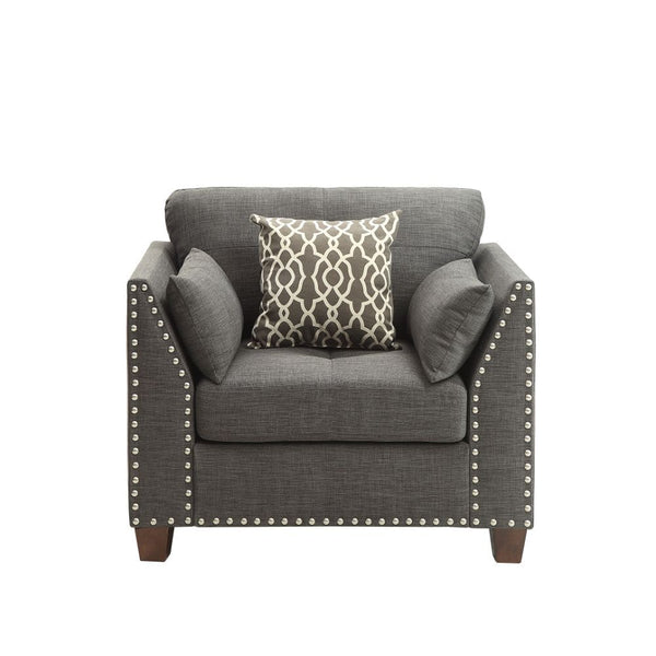  w/3 Pillows Features: Buttonless Tufted (Back/Seat)